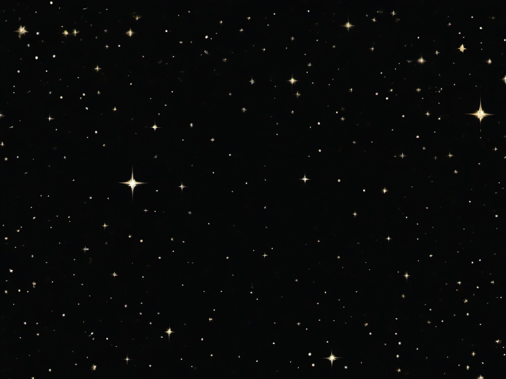 Black Starry Background  