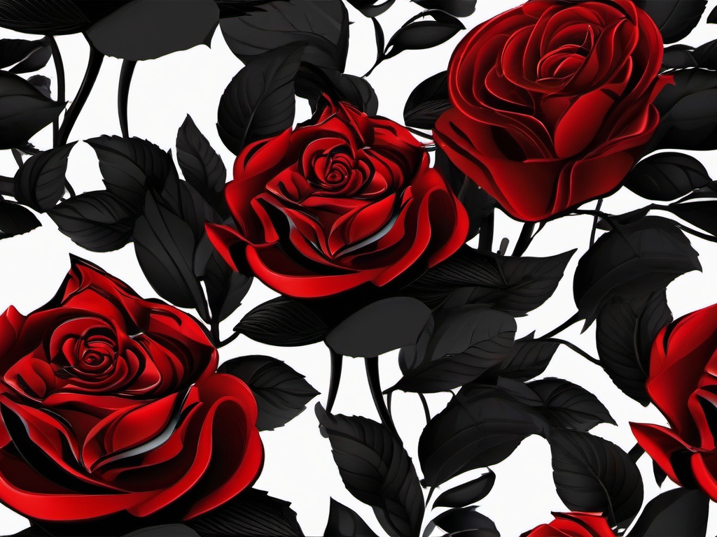 Flower Background Wallpaper - black red rose wallpaper  