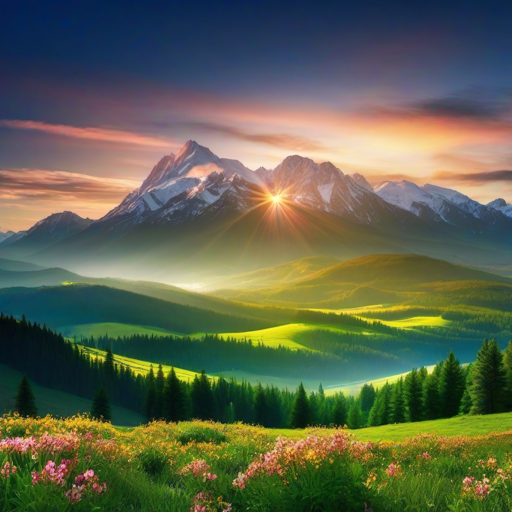 Mountain Background Wallpaper - spring mountains wallpaper  