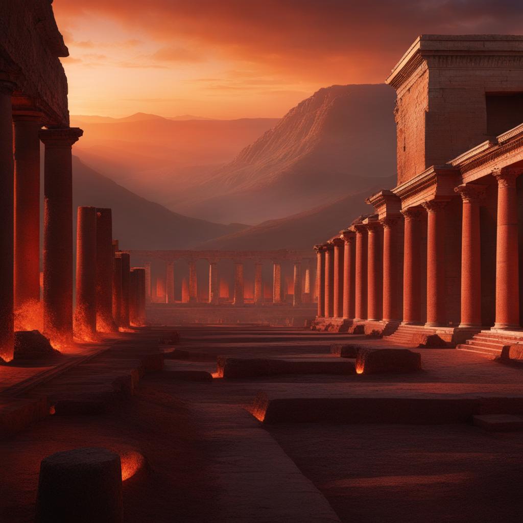 echoes of pompeii: rebirth of a cybernetic roman empire 