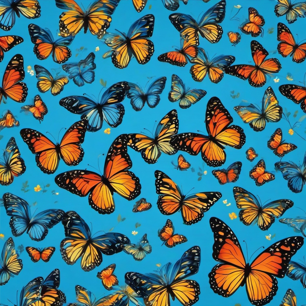 Butterfly Background Wallpaper - cute blue butterfly background  