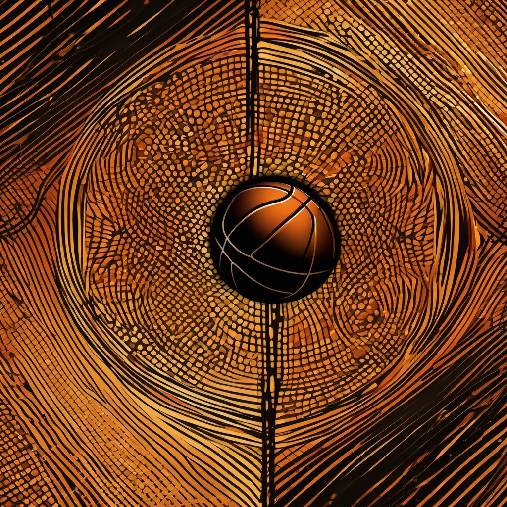 Basketball Backgrounds - Basketball Court Action  intricate patterns, splash art, wallpaper art