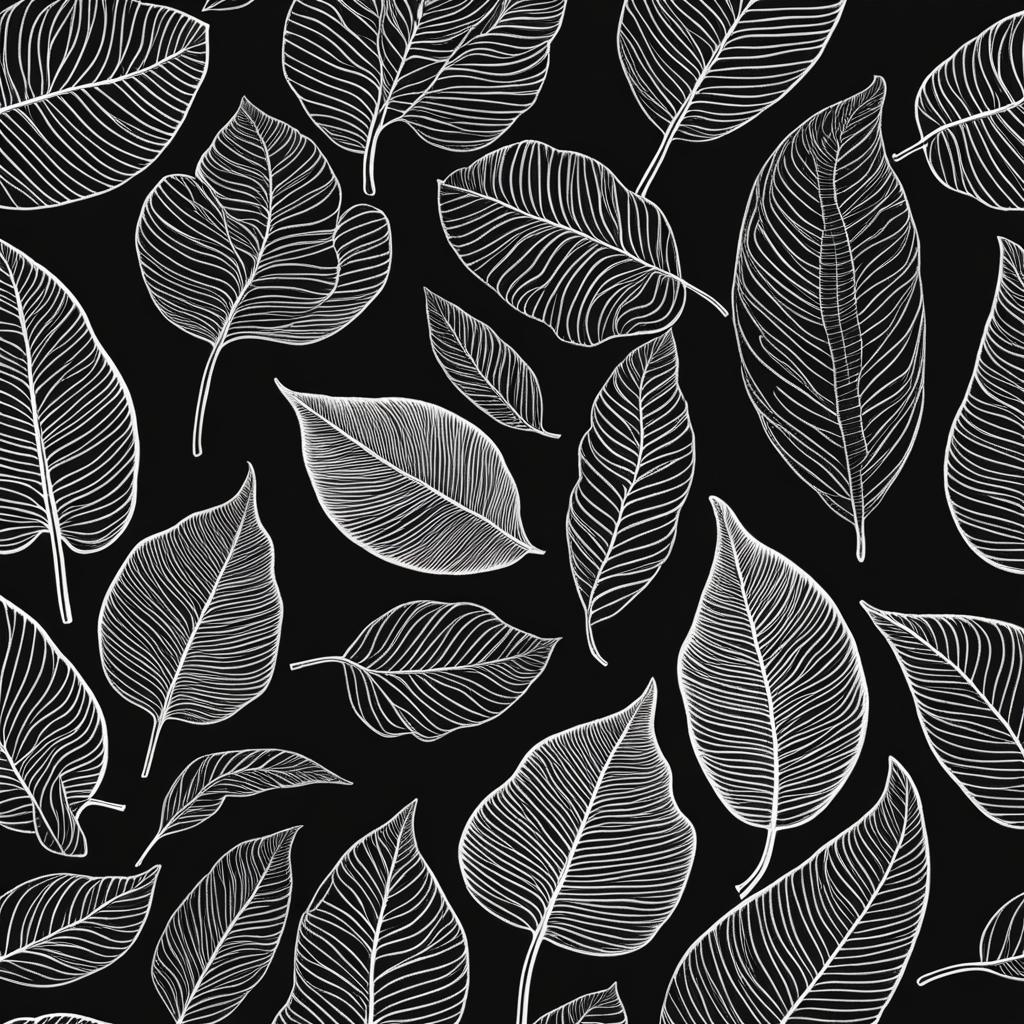 leaf clipart transparent background - showcasing intricate details. 