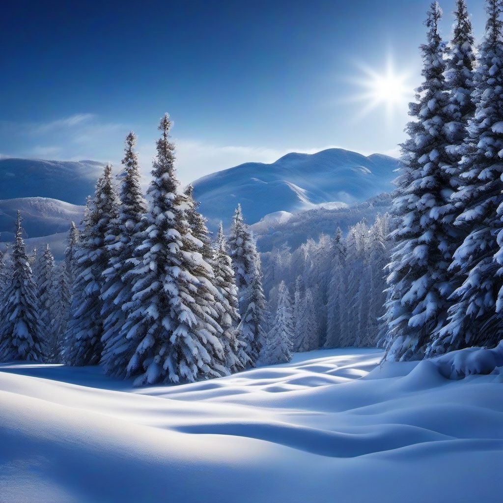 Snow Background Wallpaper - snowfall backdrop  