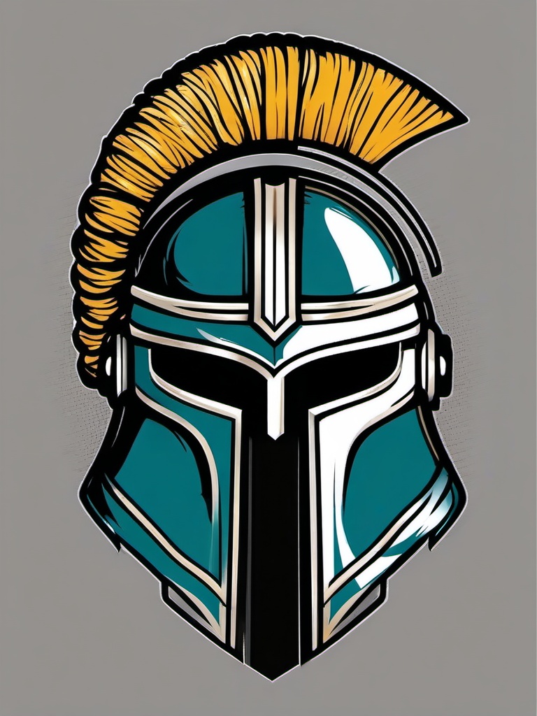 tattoo spartan helmet  simple vector color tattoo