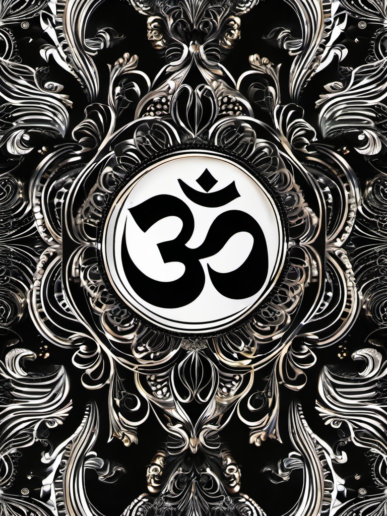 Om Wallpaper Hd Black  ,desktop background wallpaper