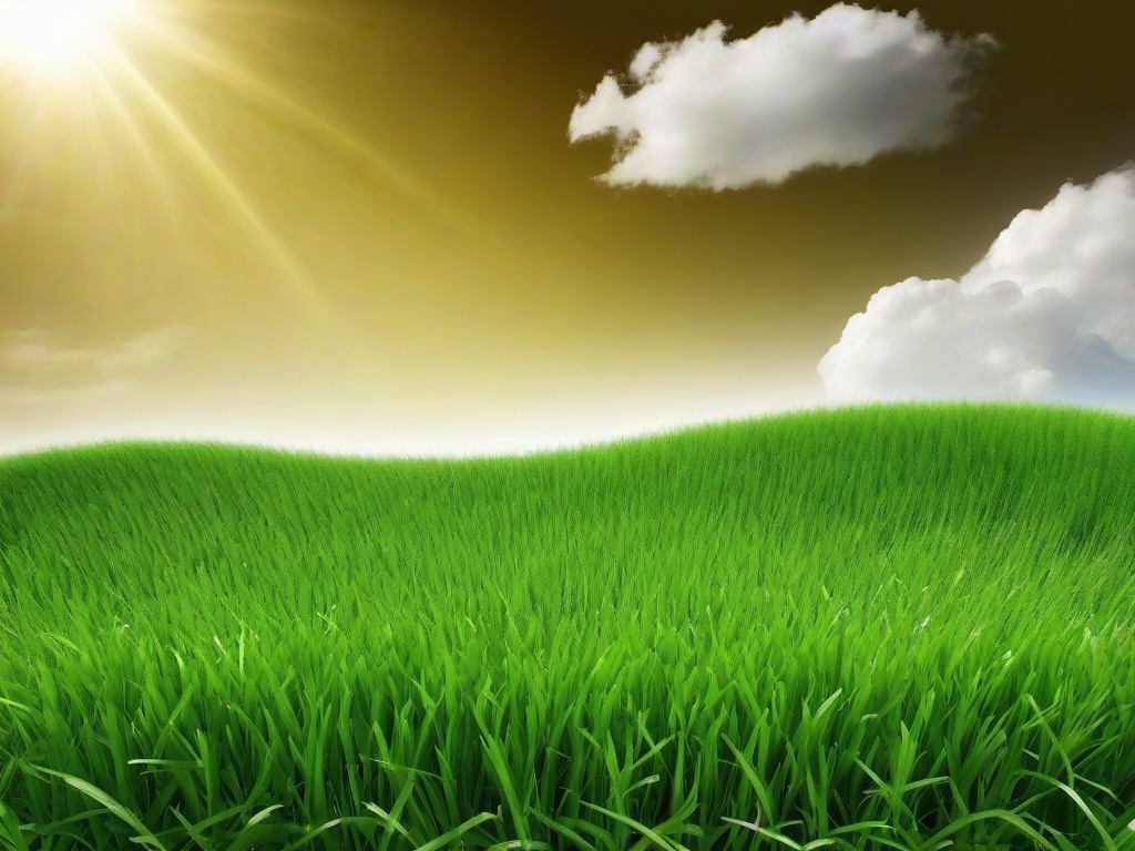 Grass And Clouds Background  ,desktop background wallpaper