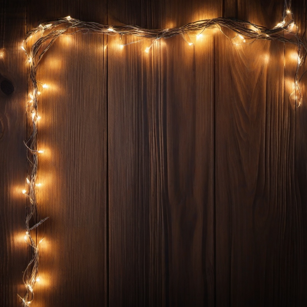 Wood Background Wallpaper - wooden background with fairy lights  