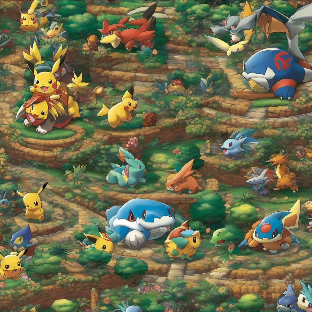 Pokemon Stadium Pokemon Wallpaper intricate details, patterns, wallpaper photo