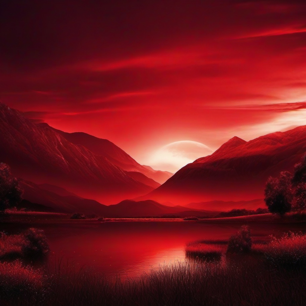 Red Background Wallpaper - red sky photo  