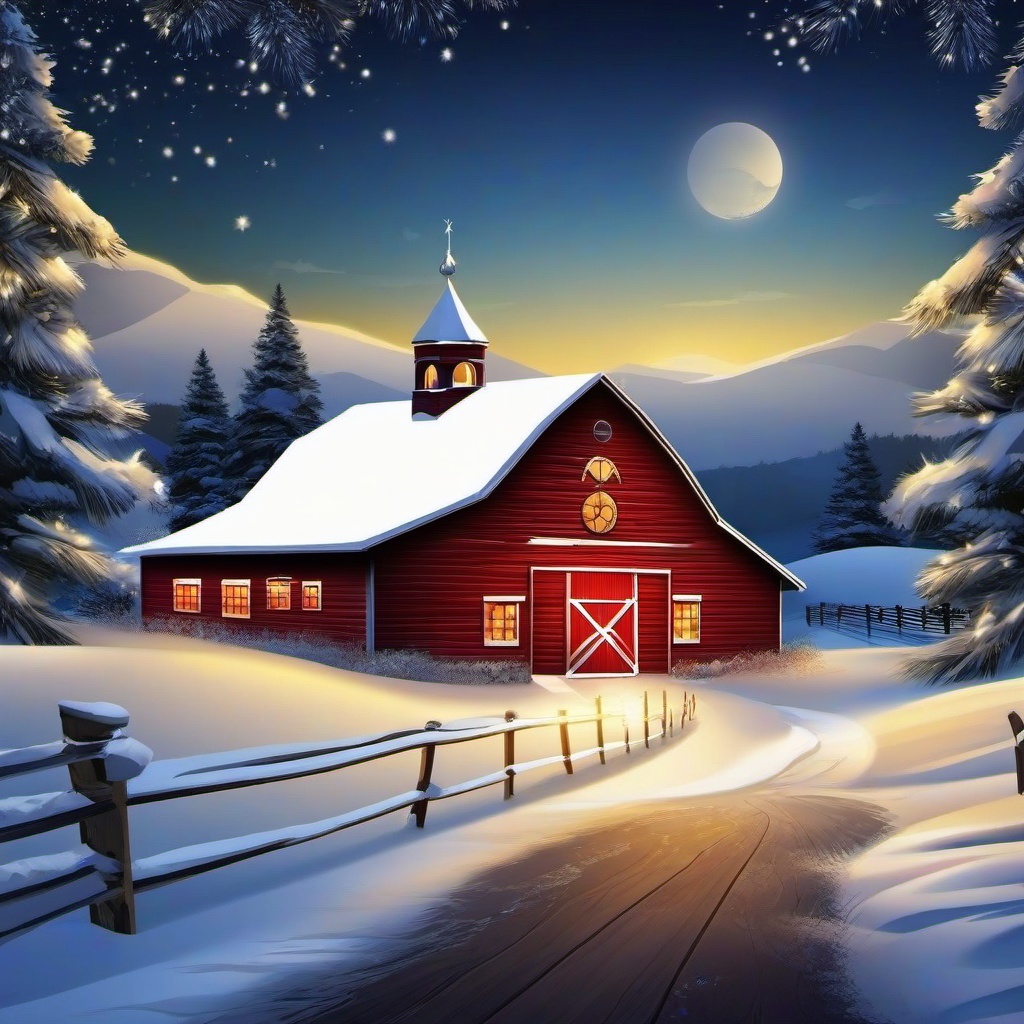 Christmas Background Wallpaper - christmas barn background  