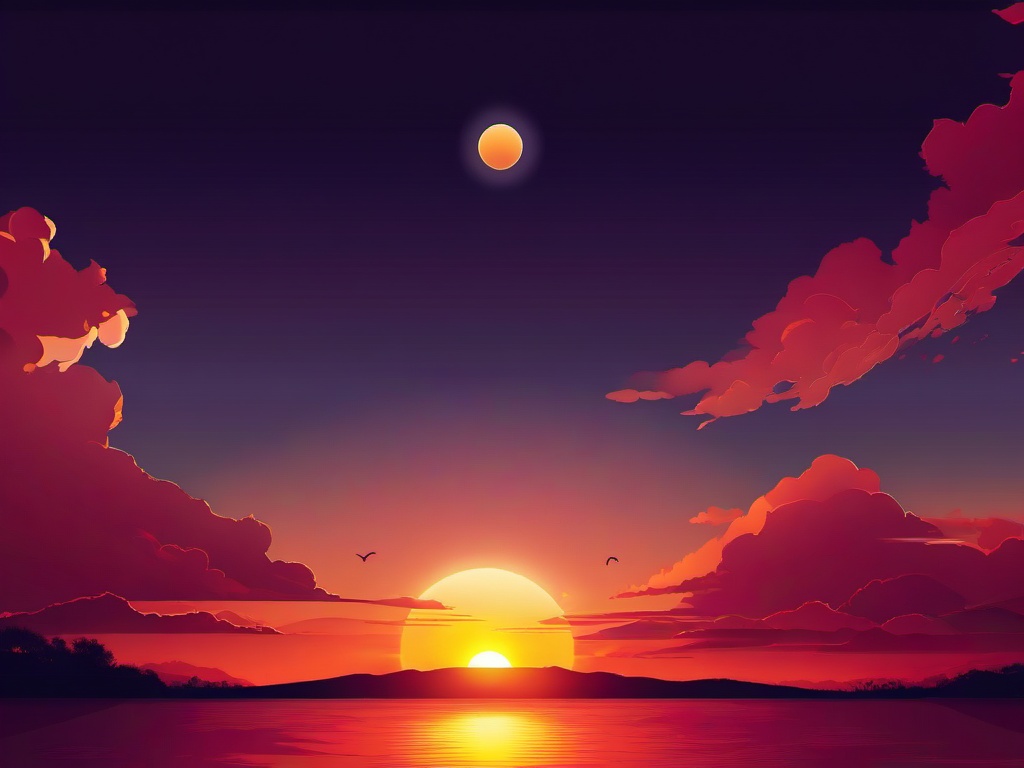 Sunset Background Sky  ,desktop background wallpaper