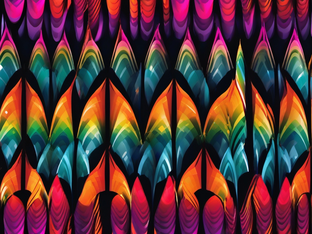 Rainbow Abstract Background  