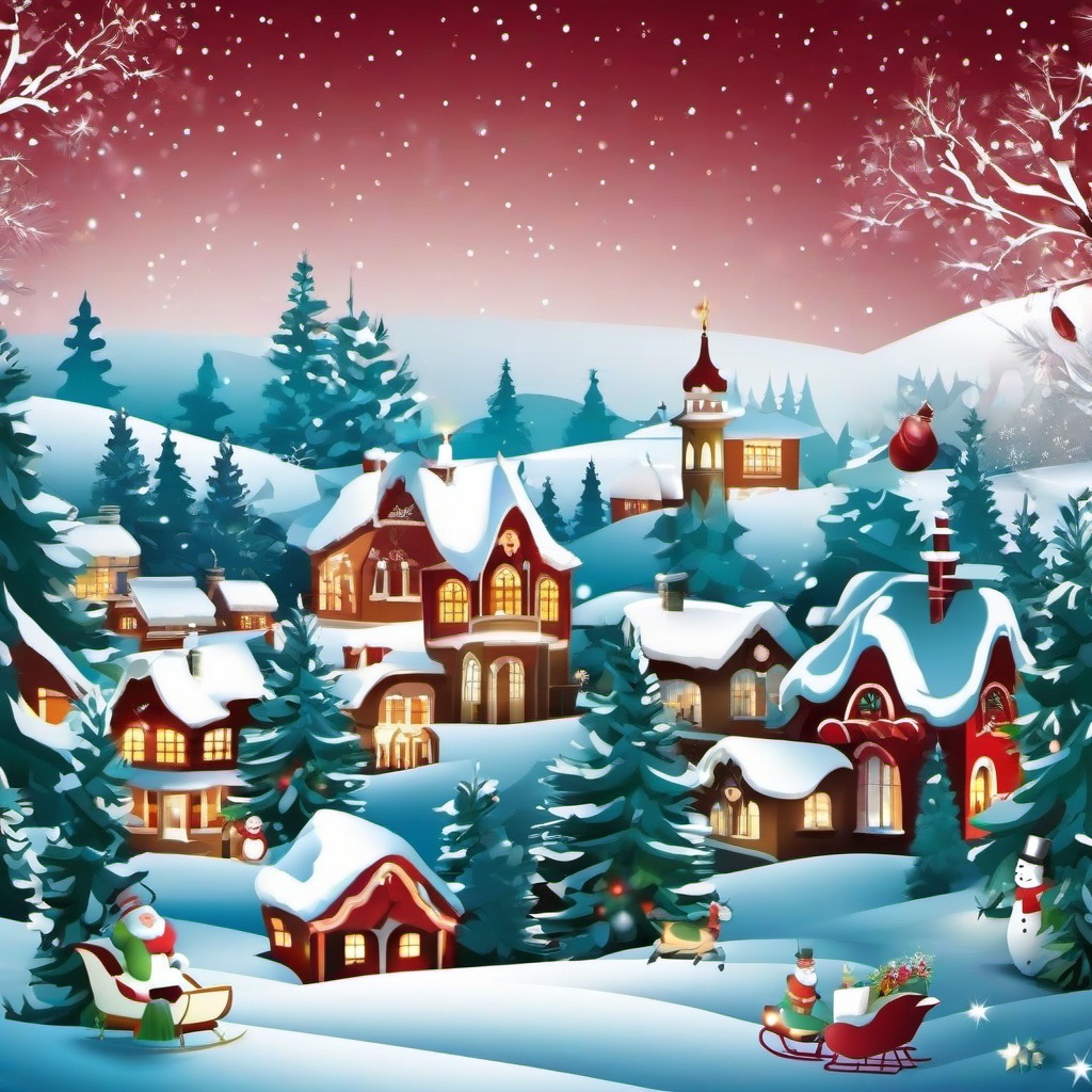 Christmas Background Wallpaper - christmas wonderland wallpaper  