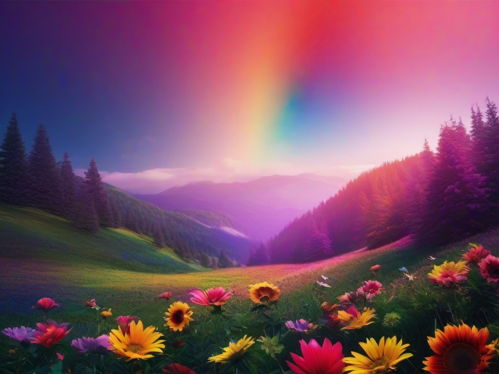 Rainbow Edit Background  