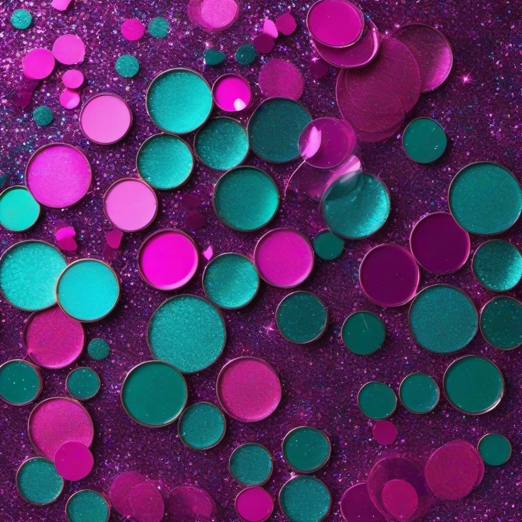 Glitter background - teal and pink glitter background  