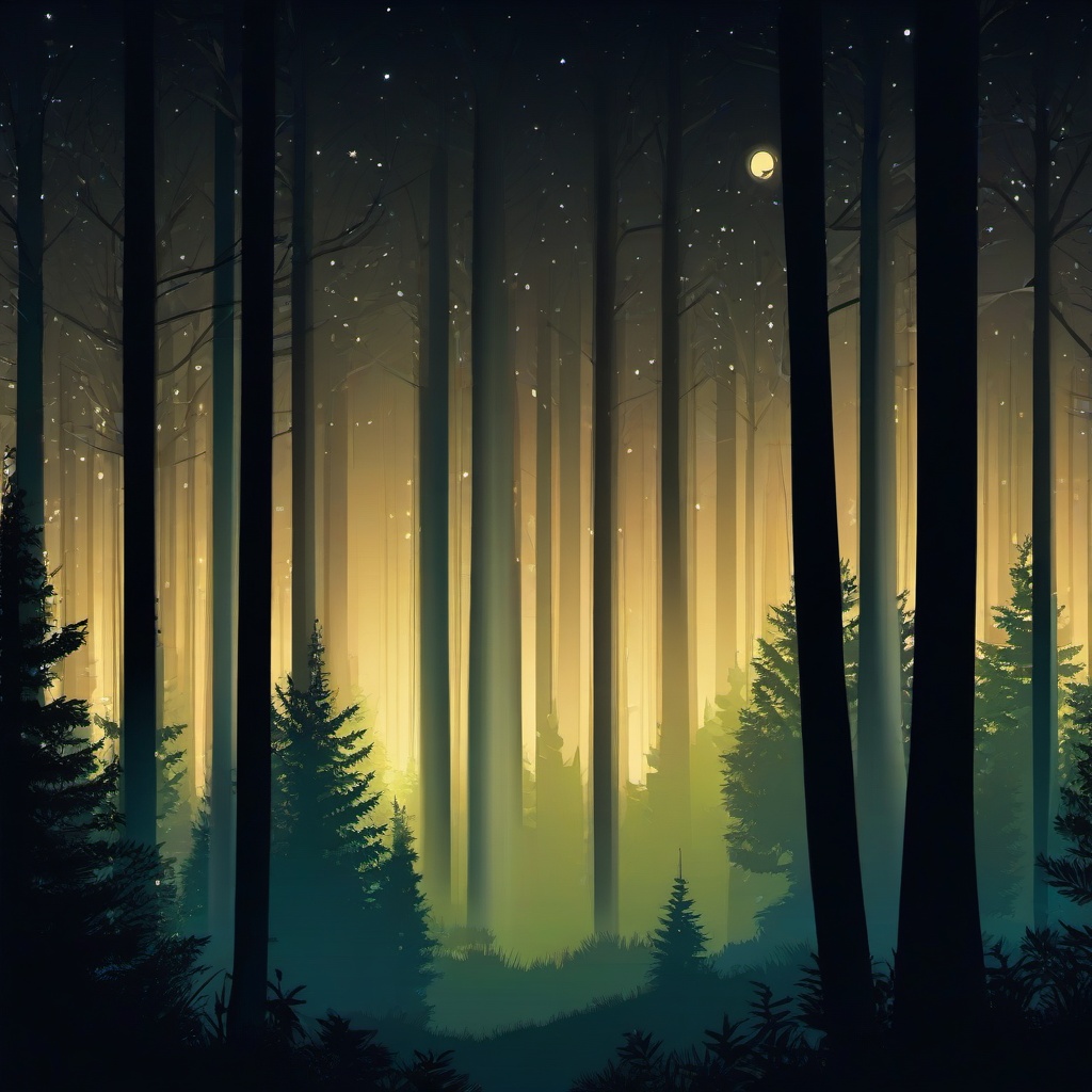 Forest Background Wallpaper - night forest wallpaper  