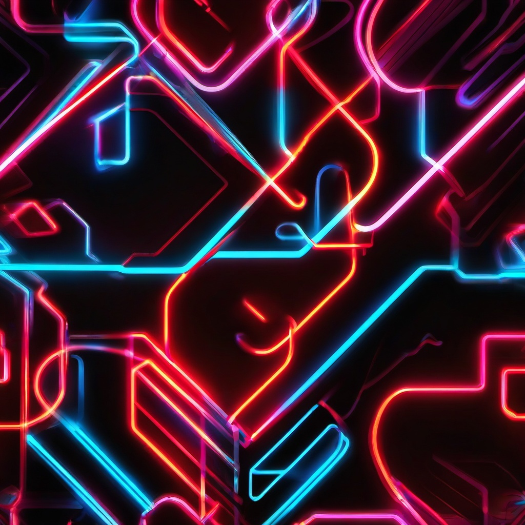 Neon Background Wallpaper - neon red background  