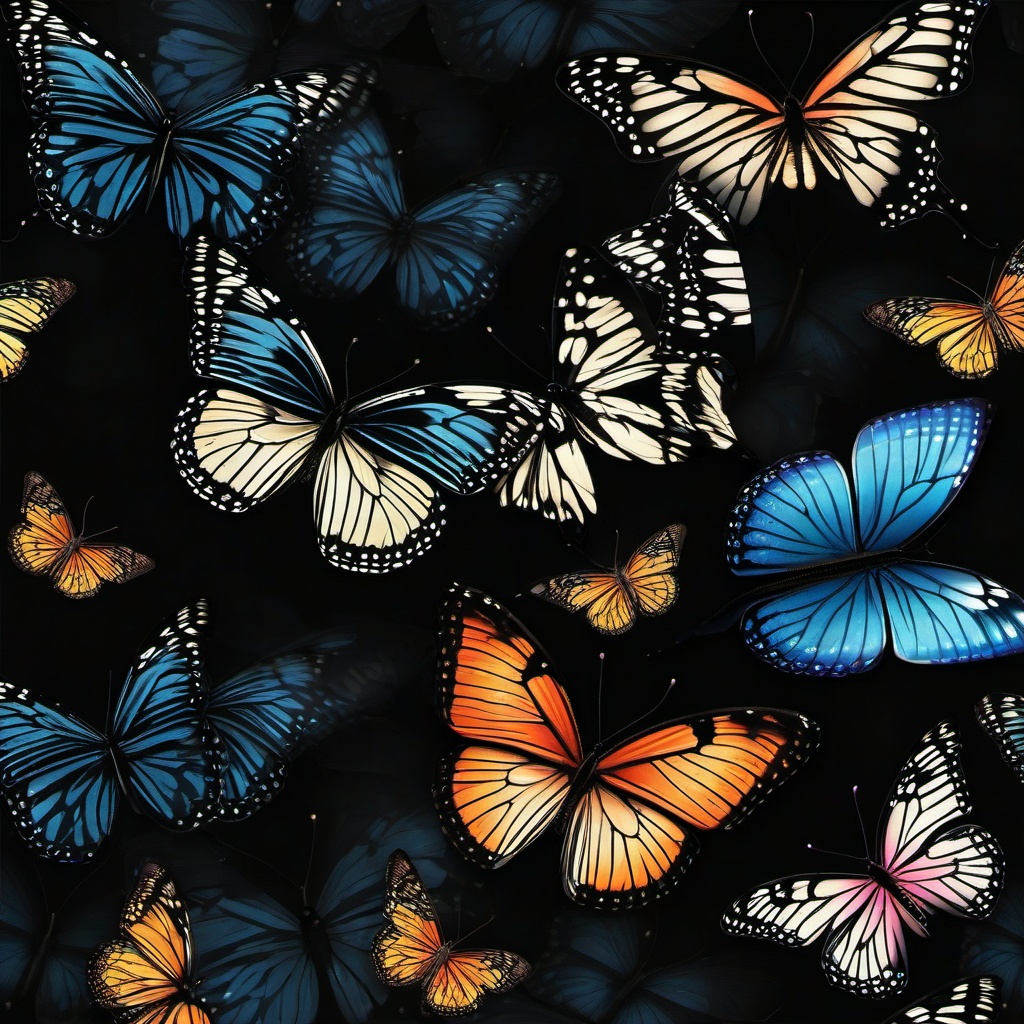 Butterfly Dark Wallpaper  ,desktop background wallpaper