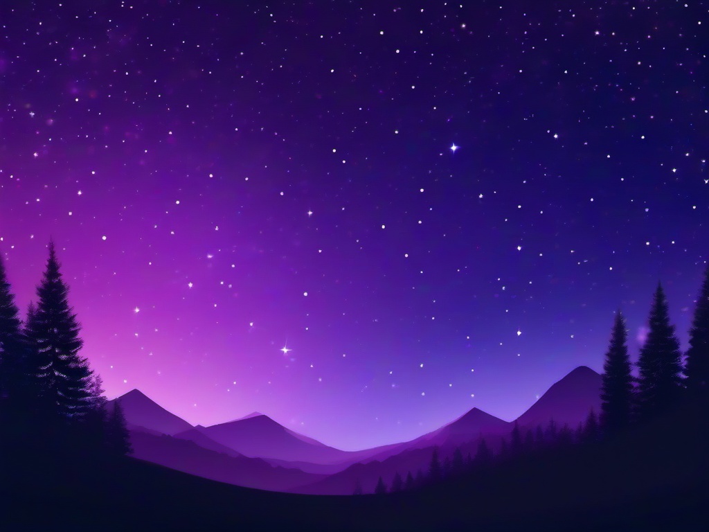 Purple Starry Sky Background  ,desktop background wallpaper