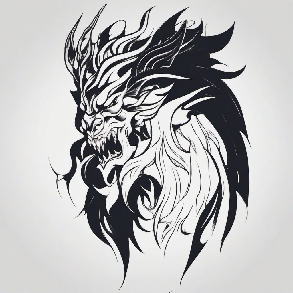 hades tattoo simple  simple tattoo,minimalist,white background