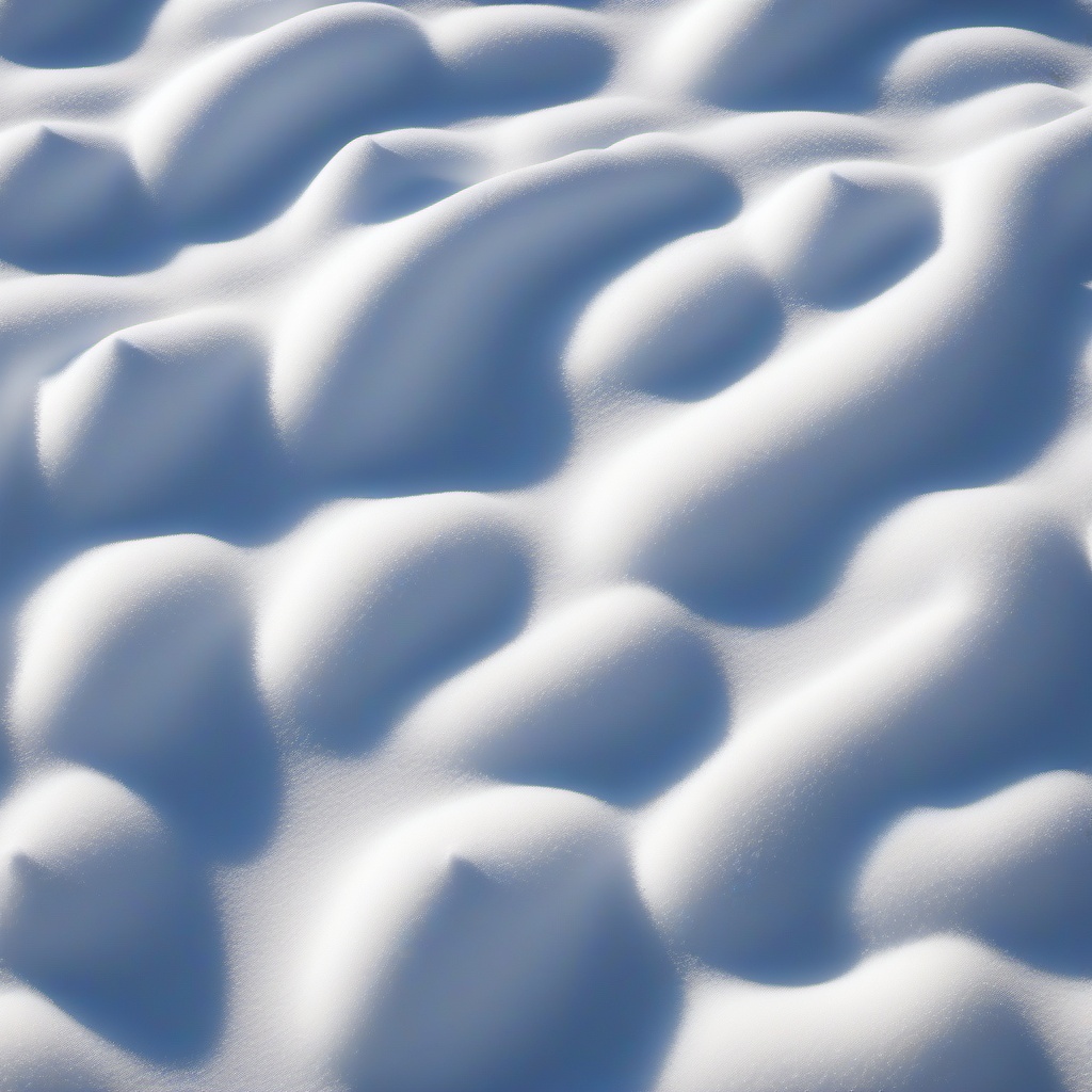 Freshly fallen snow top view, photo realistic background, hyper detail, high resolution