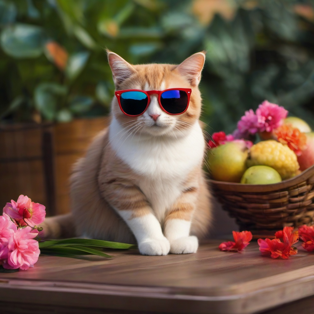 Cat Background Wallpaper - cat with sunglasses wallpaper  