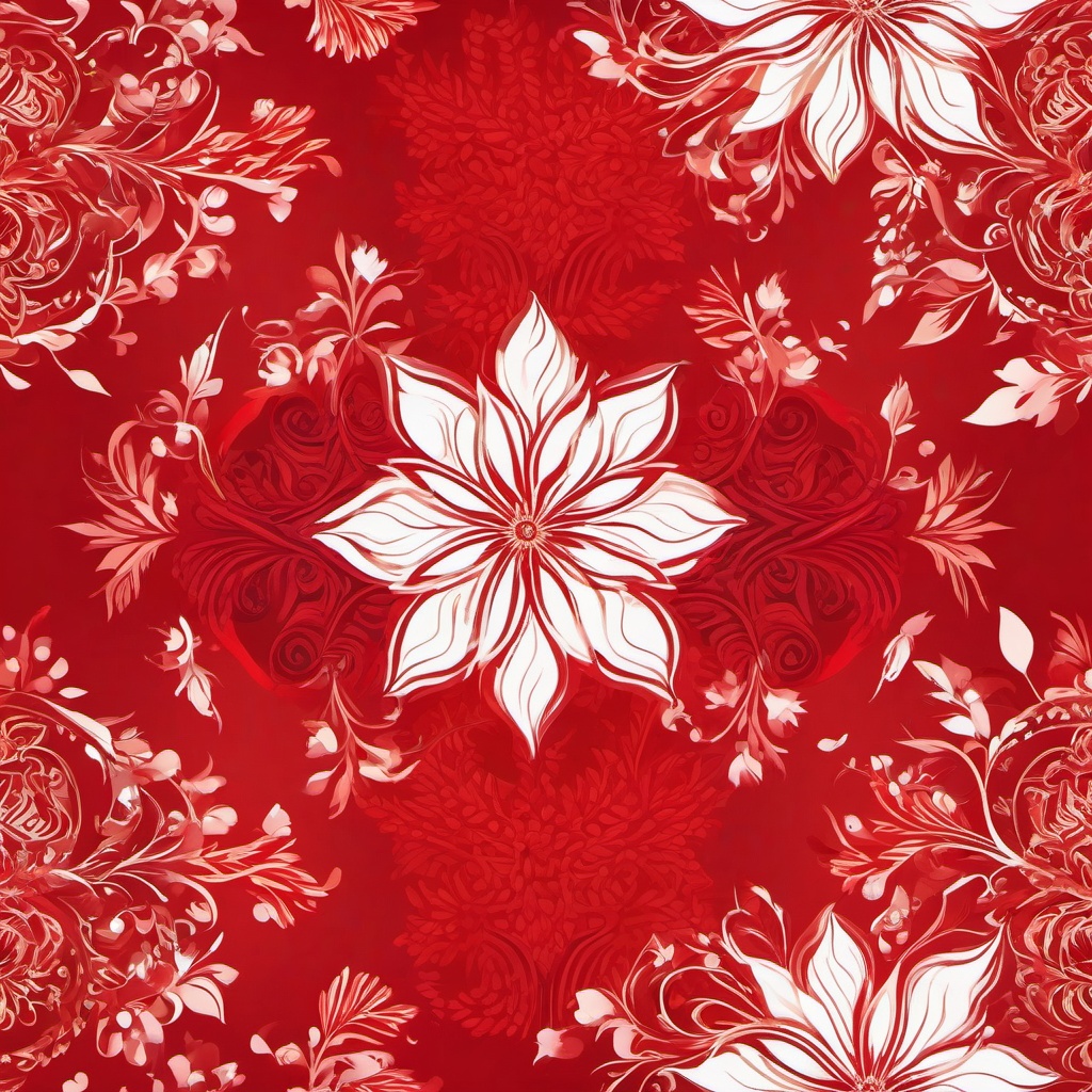 Red Background - Elegance and Passion in Vibrant Red wallpaper splash art, vibrant colors, intricate patterns