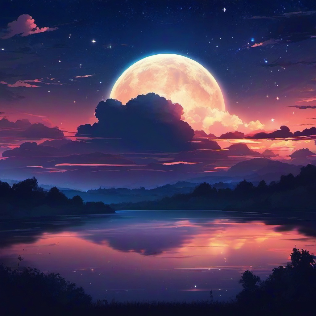 Sky Background Wallpaper - anime night sky background  