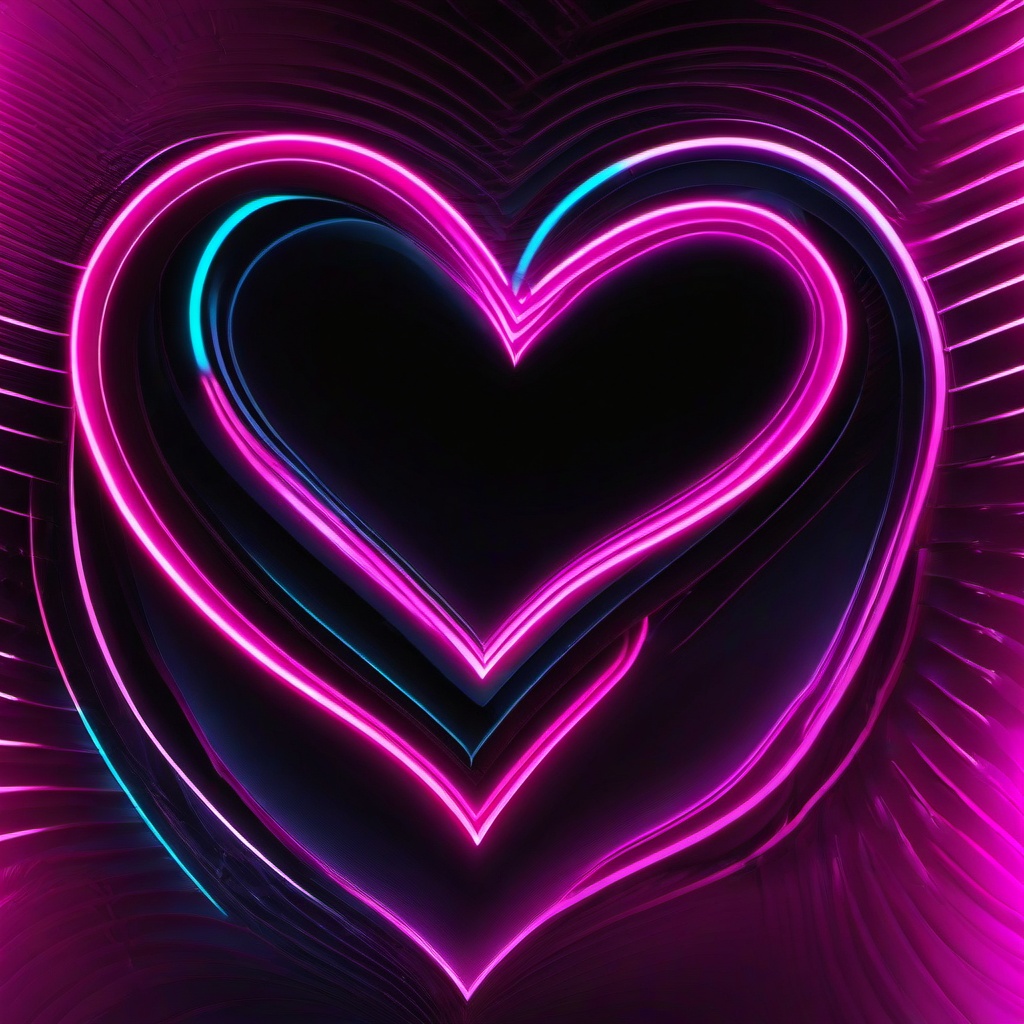 Heart Background Wallpaper - neon pink heart wallpaper  