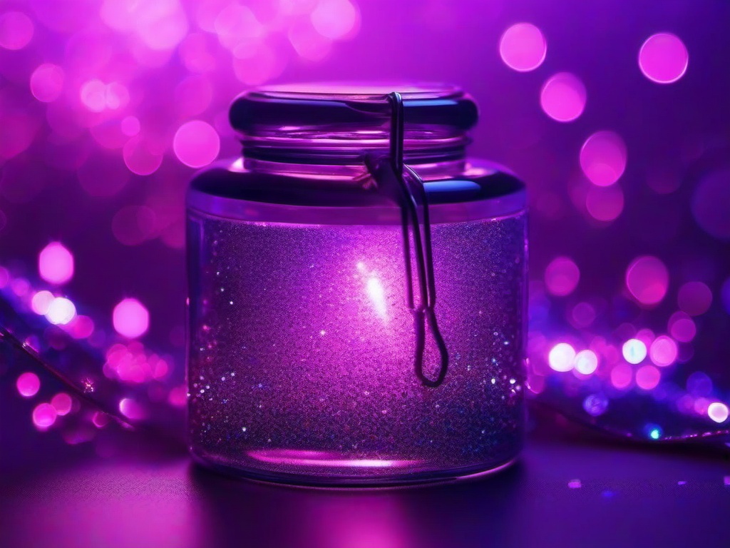 Purple Sparkle Background Aesthetic  