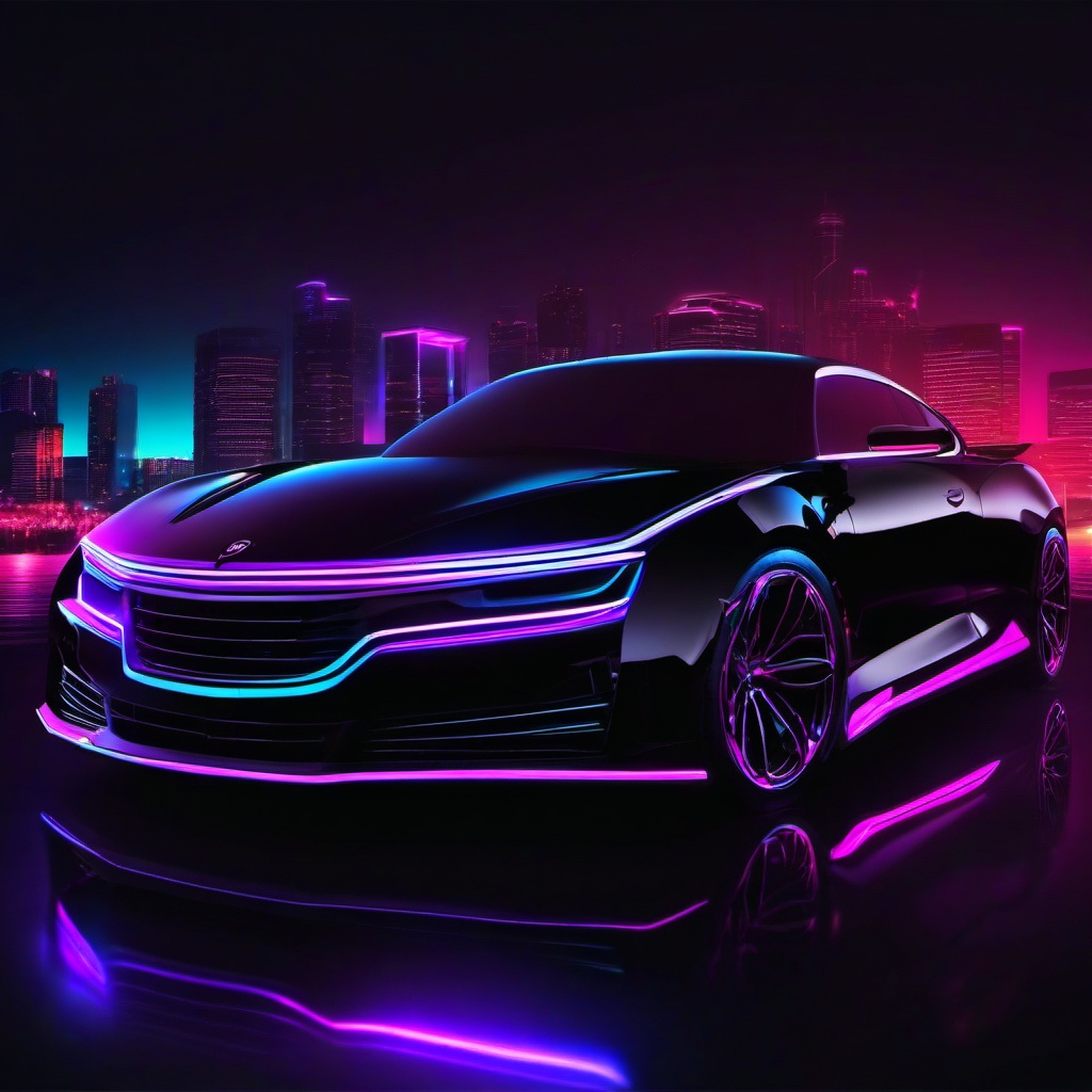 Neon Background Wallpaper - glowing car wallpaper  