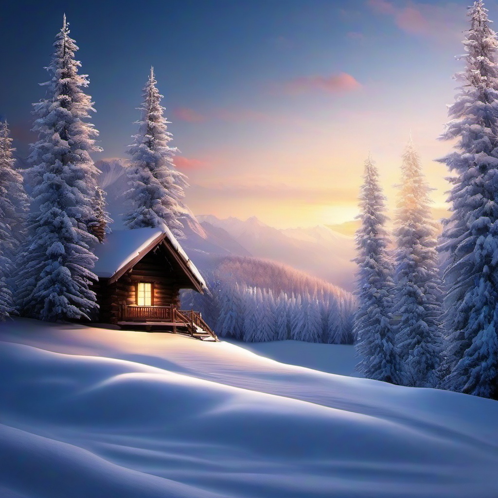 Winter background wallpaper - winter cabin background  