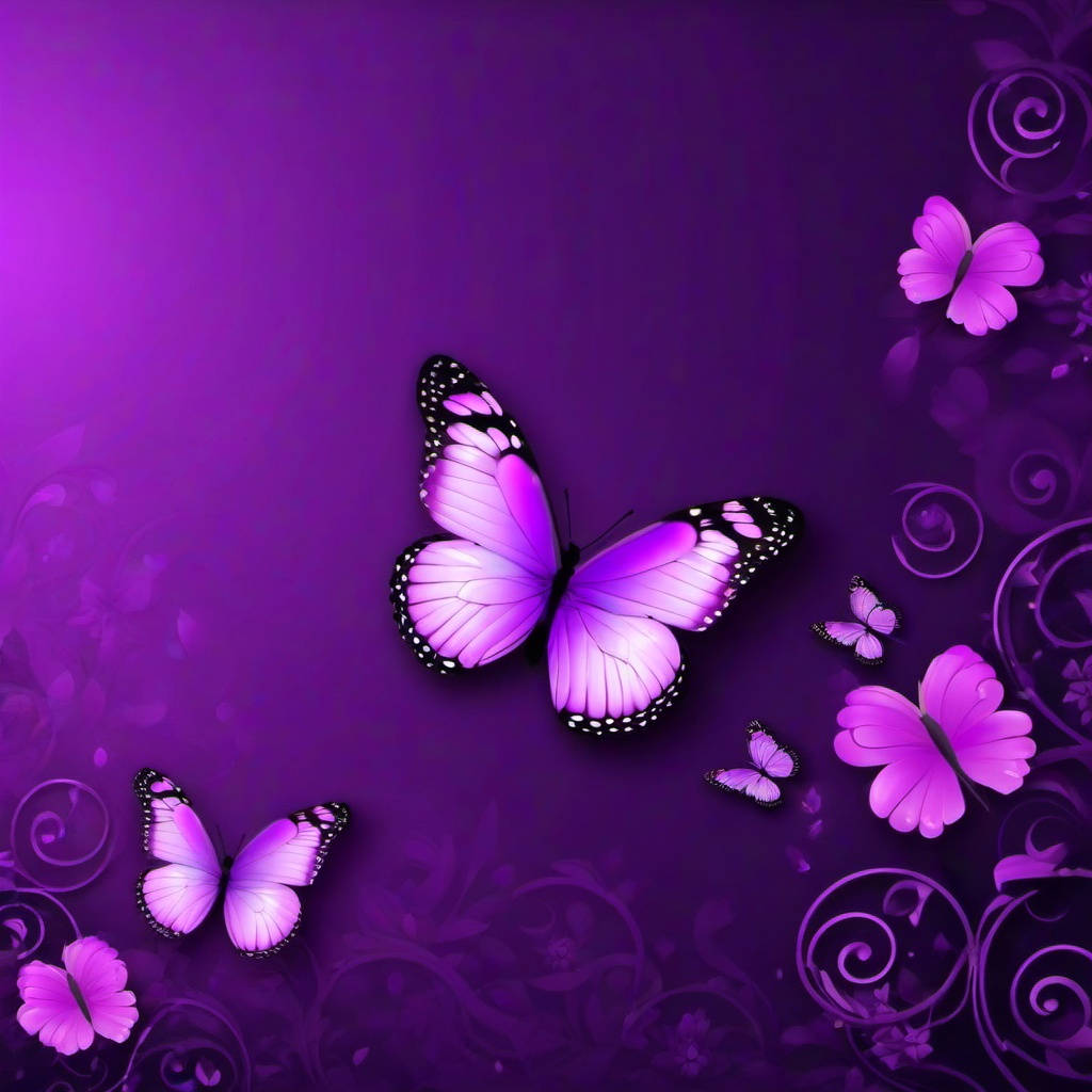 Purple Background Wallpaper - cute purple butterfly wallpaper  