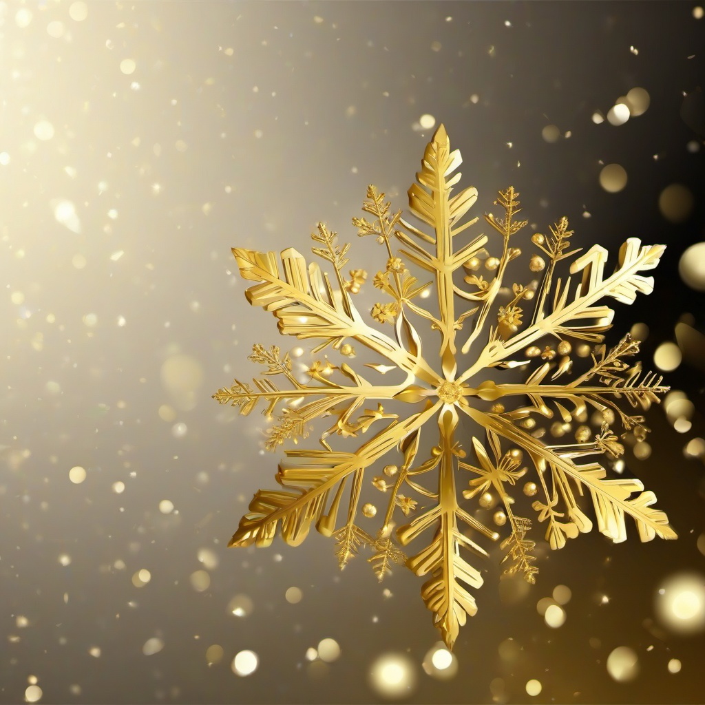 Snow Background Wallpaper - gold snowflake background  