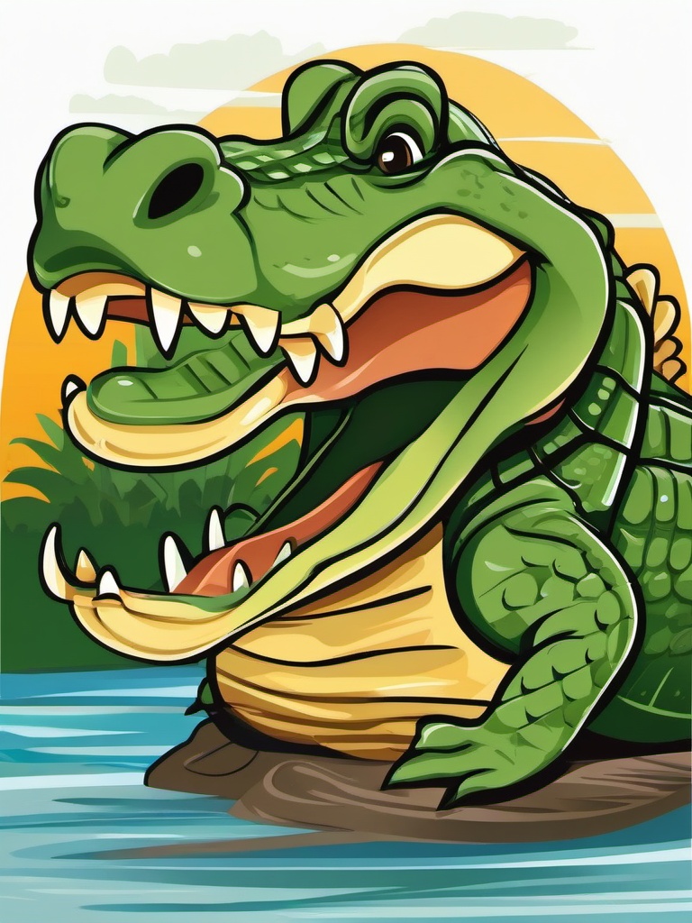 Alligator  clipart