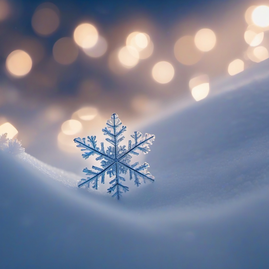 Snow Background Wallpaper - snowflake zoom background  