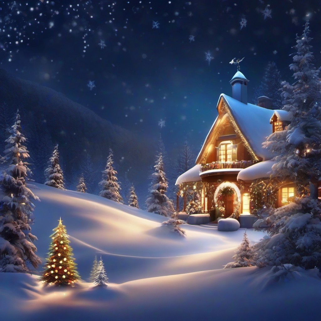 Christmas Background Wallpaper - magical christmas wallpaper  