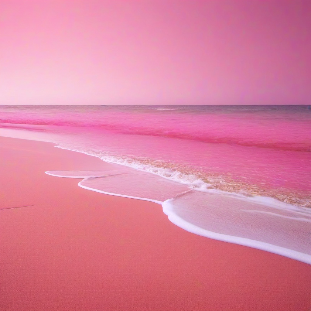 Beach background - pink sand background  