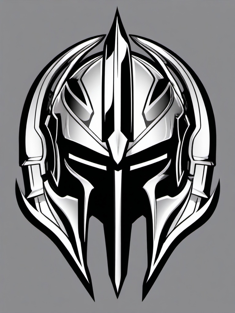 spartan helmet flag tattoo  simple vector color tattoo