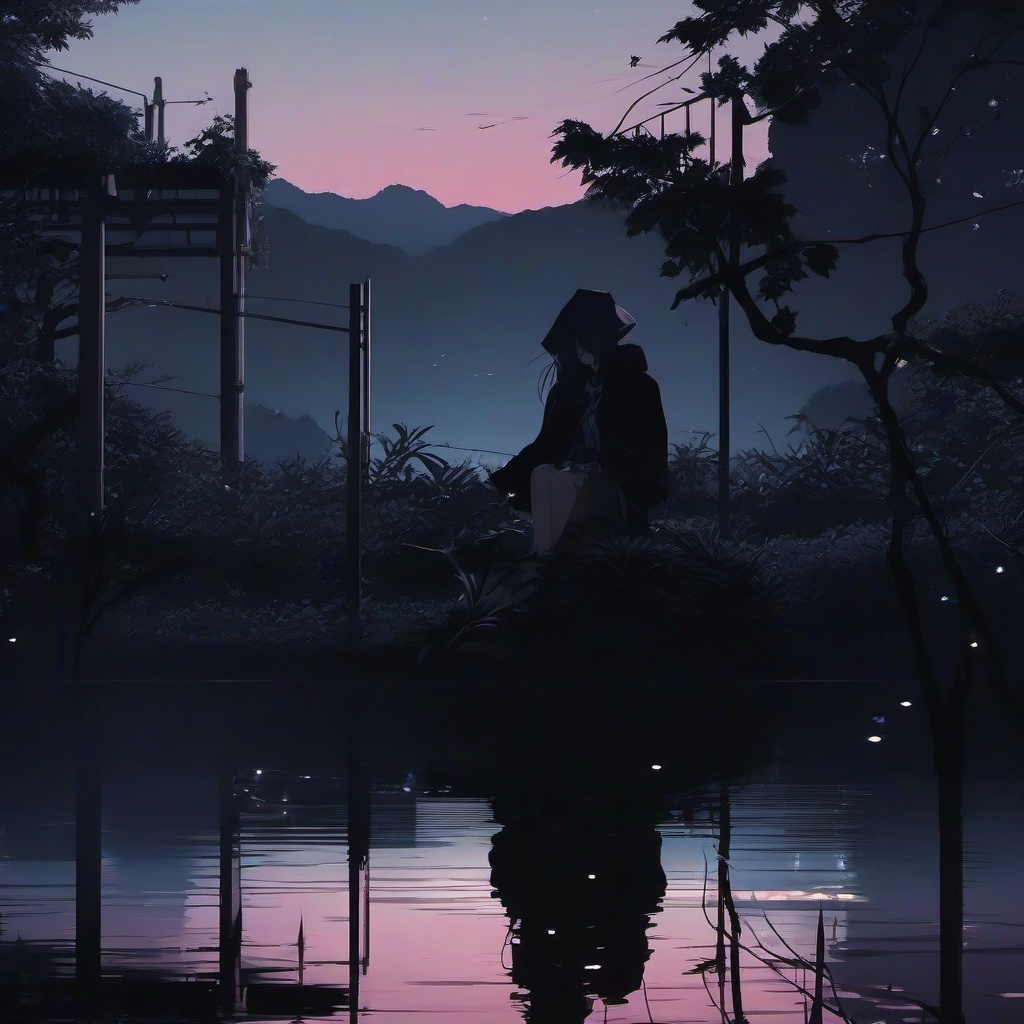 Wallpaper Aesthetic Dark Anime  ,desktop background wallpaper