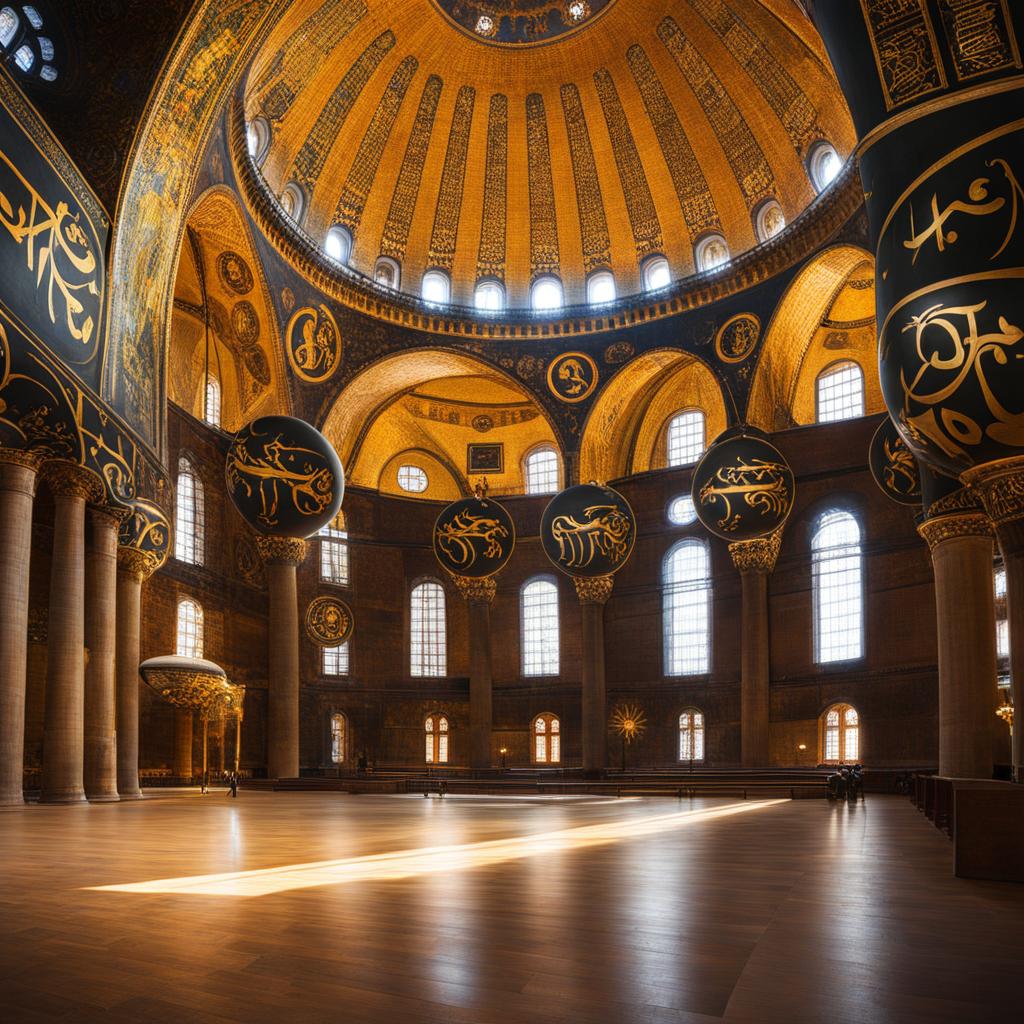 hagia sophia - explore the stunning interior of the hagia sophia in istanbul, turkey. 