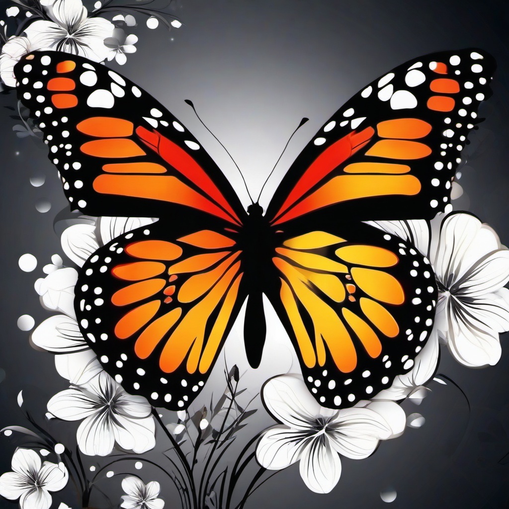 Butterfly Background Wallpaper - flower butterfly background  