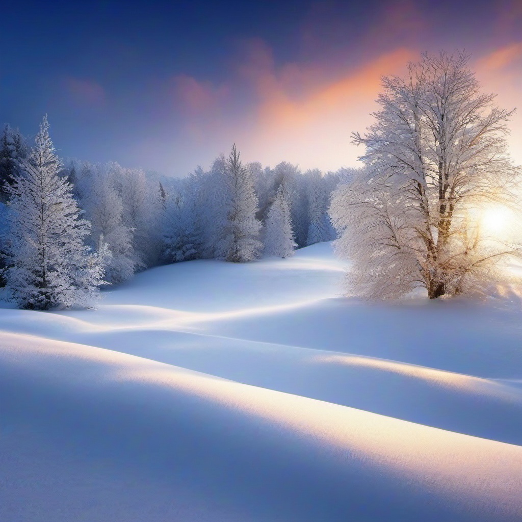 Snow Background Wallpaper - snow scene background  