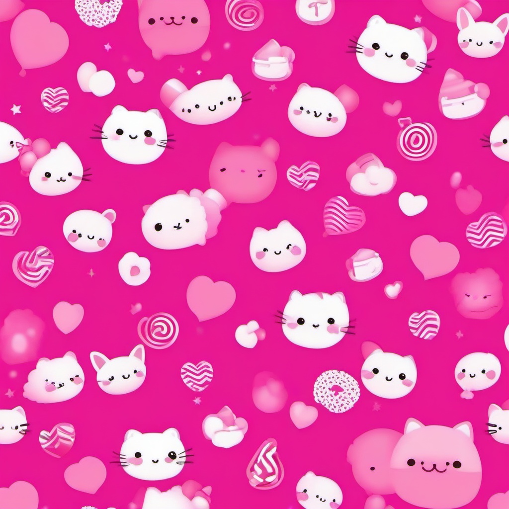 Pink Kawaii Wallpapers - Bright pink, adorable kawaii theme  ,background wallpaper