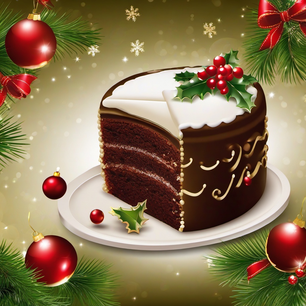 Christmas Background Wallpaper - christmas cake wallpaper  