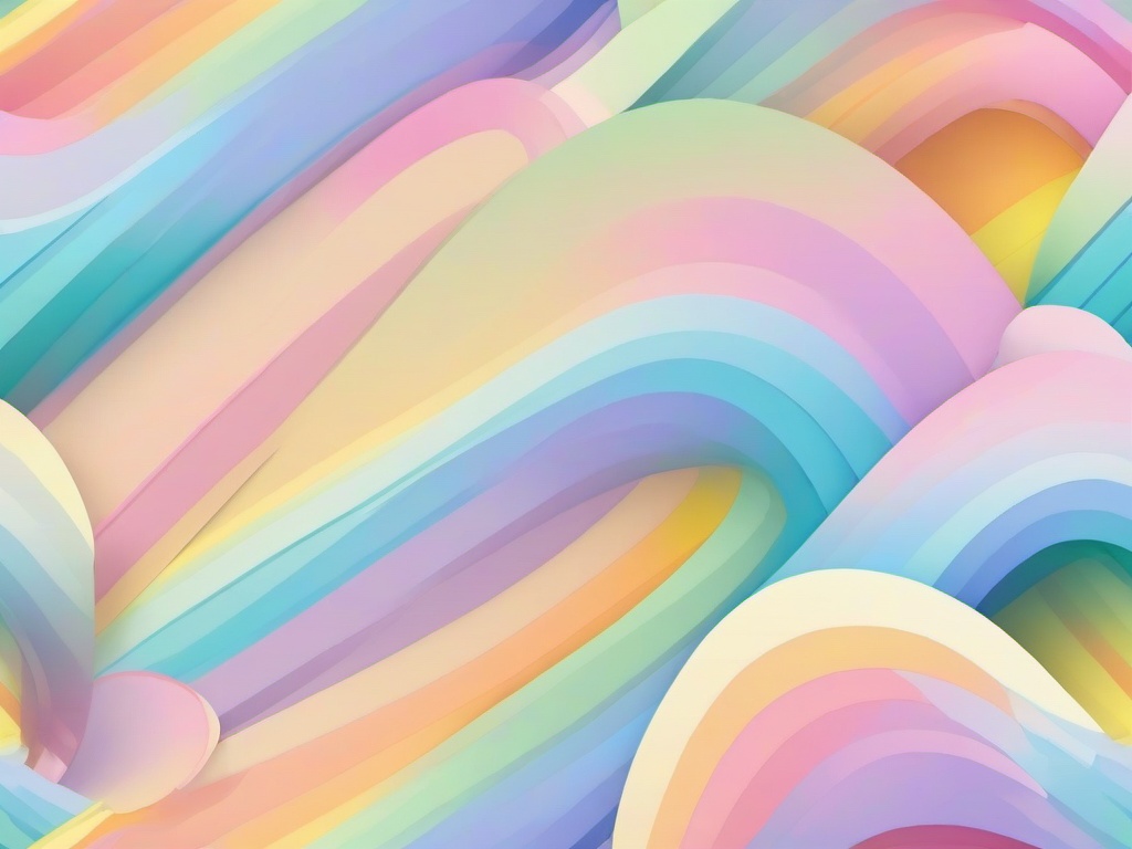 Background Pastel Rainbow  