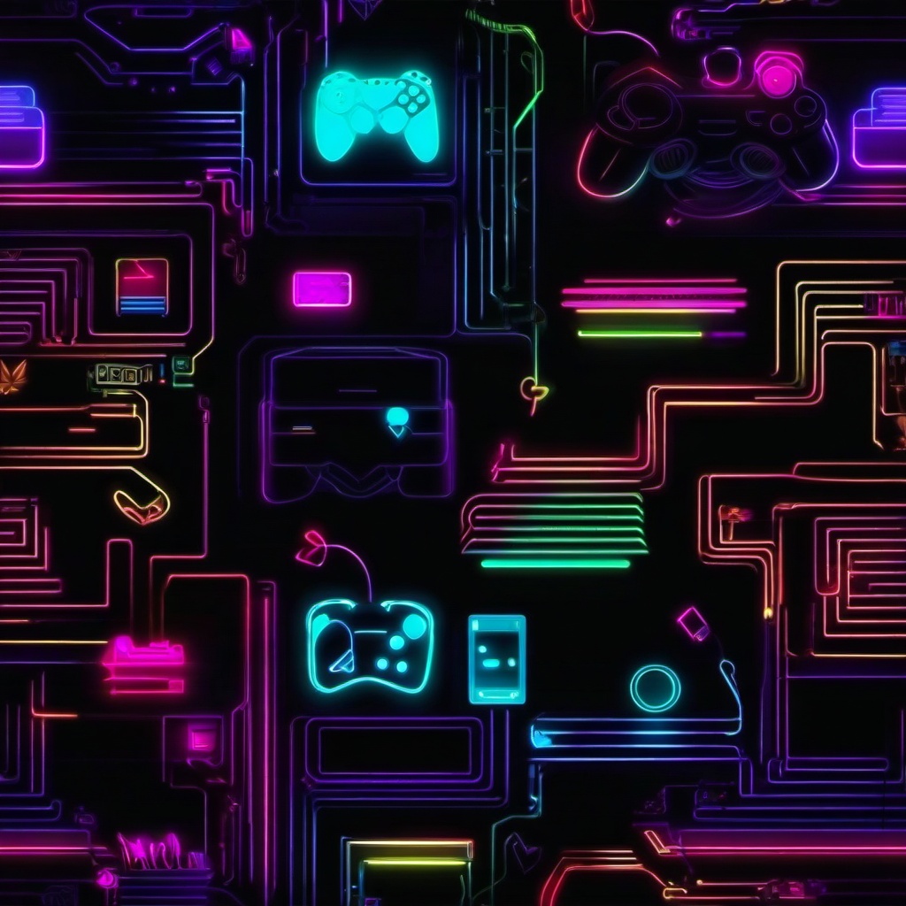 Neon Background Wallpaper - gaming wallpapers neon  