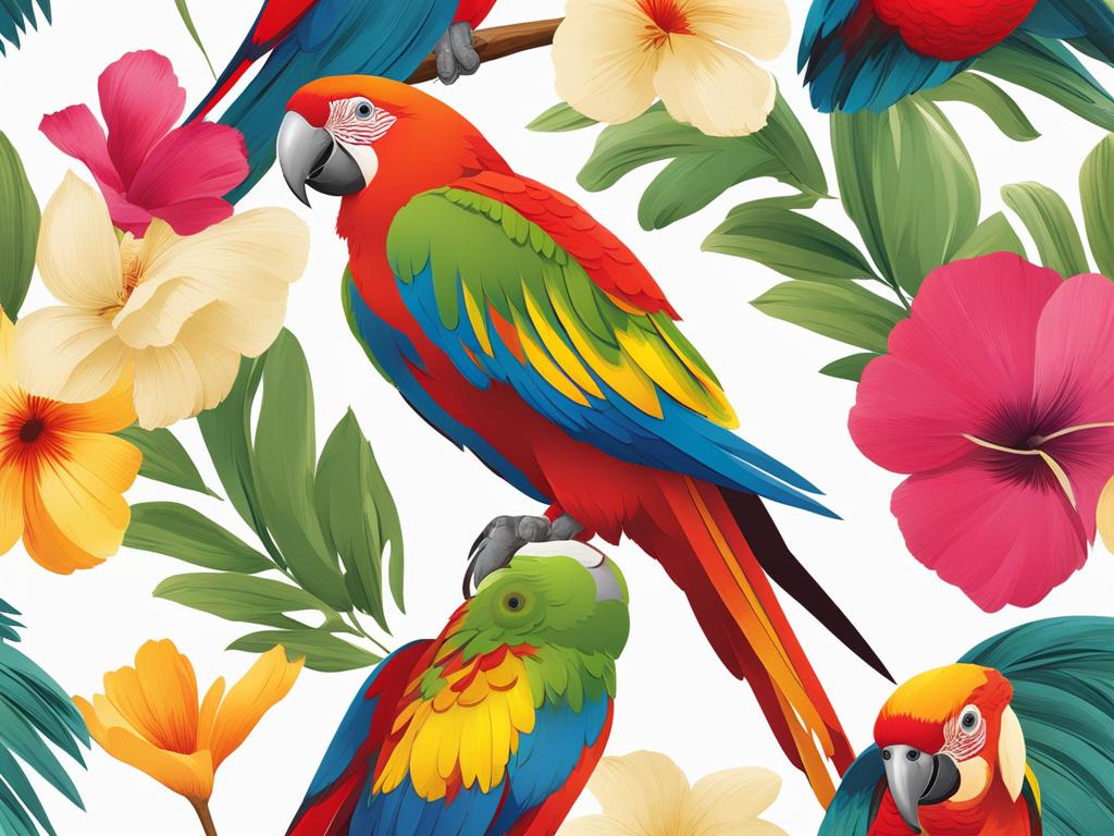 parrot clipart - a parrot with a painter's palette, creating vivid, exotic masterpieces 