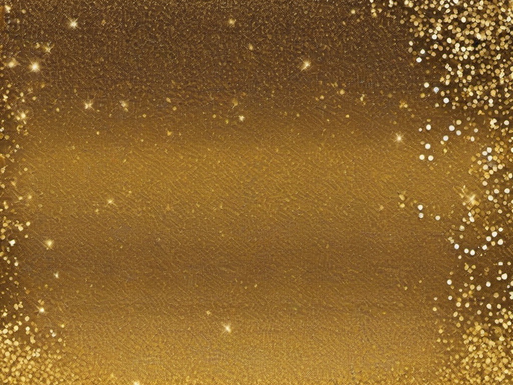 Gold Glitter Border Transparent  